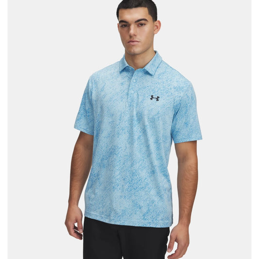 Under Armour Playoff Jacquard Polo Shirt Men's (Stream Blue 494)