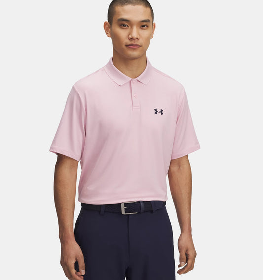 Under Armour Matchplay Golf Polo Shirt Men's (Prime Pink 647)