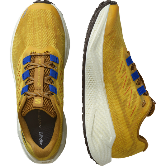 Salomon Aero Blaze 3 GRVL Running Shoes Men's (Mustard Vanilla Ice)