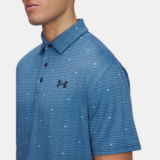 Under Armour Playoff 3.0 Print Polo Shirt Men's (Blue Navy 452)