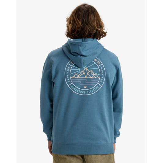 Billabong Compass Pull Over Hoodie Men's (Glacier Blue BMC0)