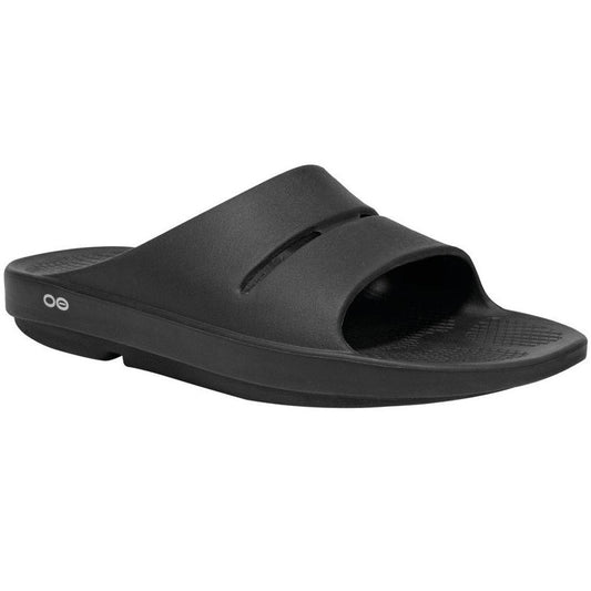 Oofos Ooahh Sport Slides Unisex (Black)