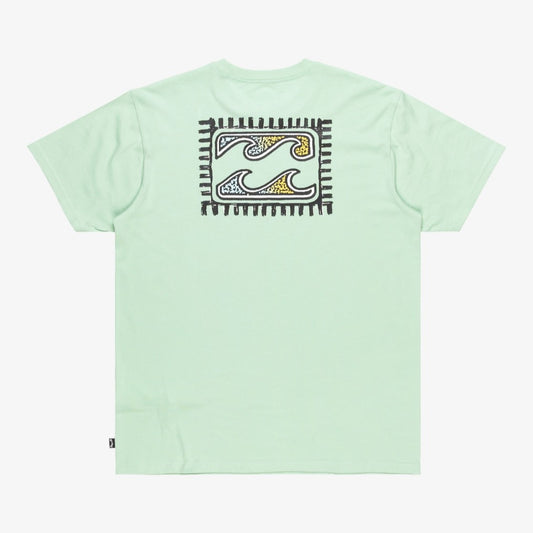 Billabong Crayon Wave T-Shirt Men's (Seafoam SFM)