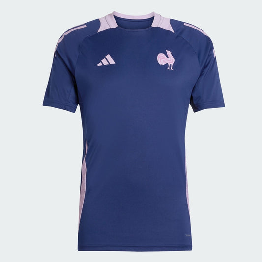 Adidas France Performance T-Shirt Men's (Dark Blue JW4694)