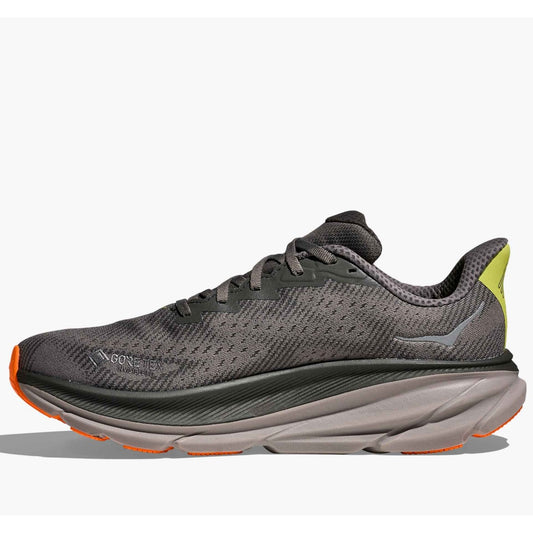 Hoka Clifton 9 Gore Tex Running Shoes Men's (Asphalt Grey Gravel ALTG)