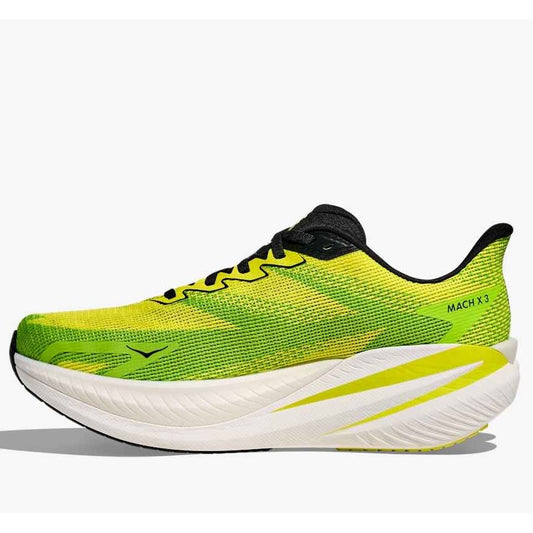 Hoka Mach X3 Running Shoes Men's (Neon Hoka Citrus Lime)