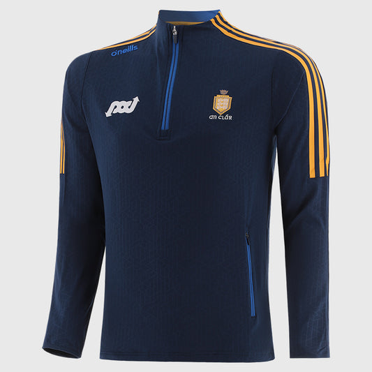O'Neills Clare GAA Hydra 184 Half Zip Top Men's (Marine Amber)