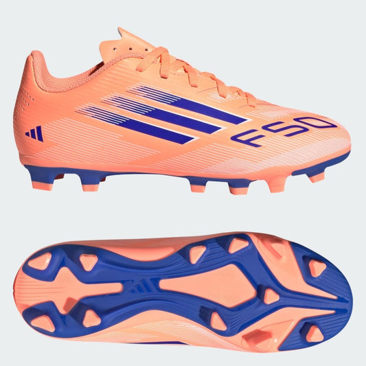 Adidas F50 Club Messi FG/MG Football Boots Kid's (Orange JI0027)