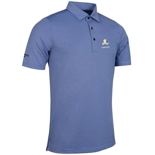 Glenmuir Ryder Cup 2027 Torrance Polo Shirt Men's (Light Blue Navy)