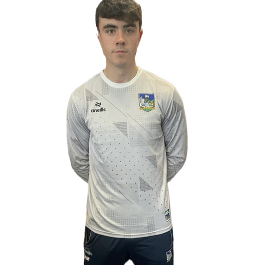O'Neills Limerick GAA Force Long Sleeve Training Jersey Men's (Grey)