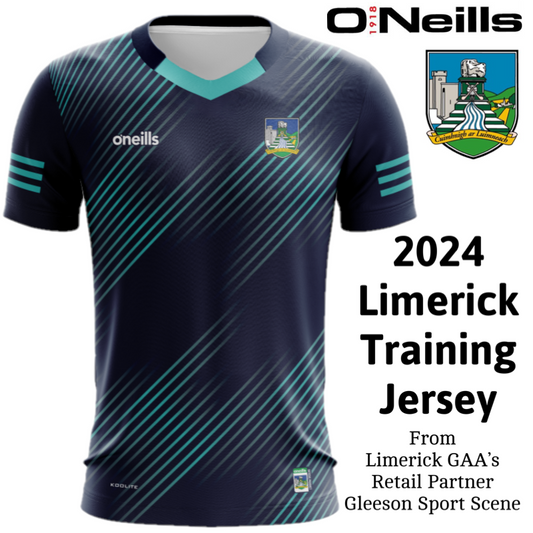 O'Neill's Limerick GAA Training Jersey (Navy Mint)