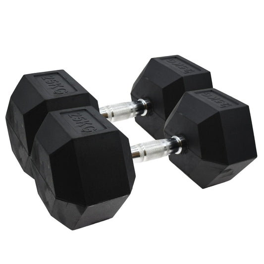 Ufe Pro Hex Dumbells 25kg X 2