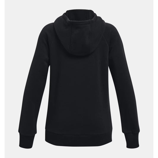 Under Armour Rival Fleece Core Logo Hoodie Girls (Black Pink 001)