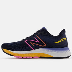 New Balance 880v12 Ladies Running Shoes Wide (Navy Pink)