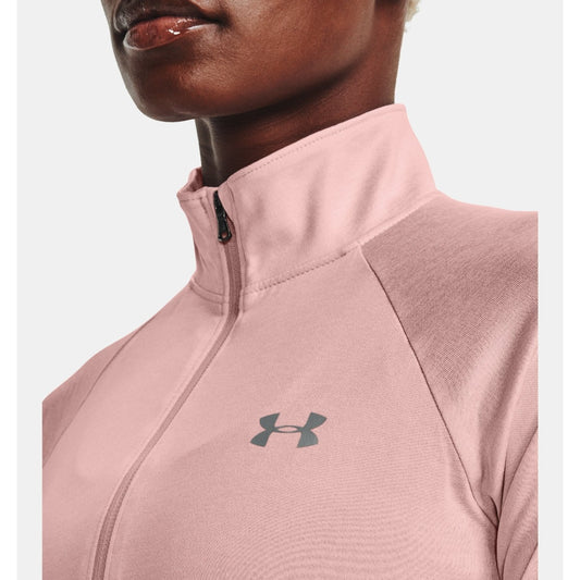 Under Armour Tech Twist 1/2 Zip Top Womens (Pink 676)