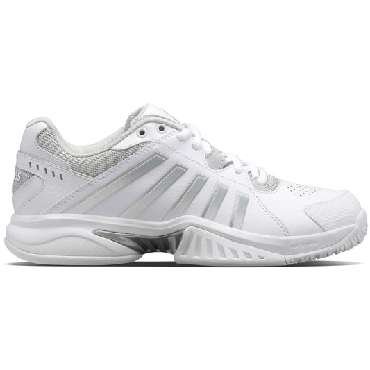 K Swiss Reciever V Omni Tennis Shoes Ladies (White Vapor Blue)