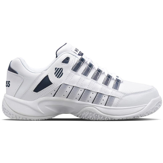 K Swiss Court Prestir Omni Men's Tennis Shoes (White Navy)