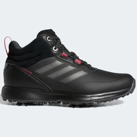 Adidas Golf S2G Mid Cut Golf Boot Women's (Black Silver)