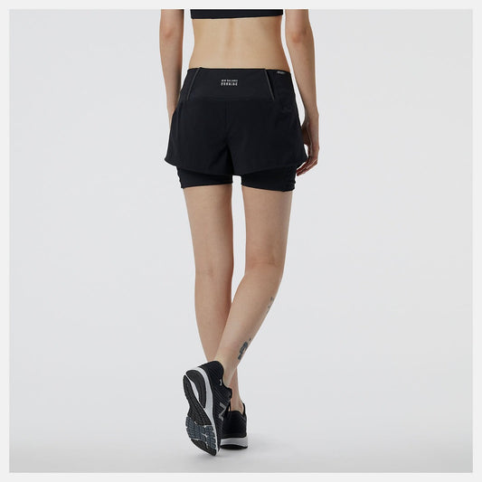New Balance Impact Run 2in1 Shorts Women's (Black)