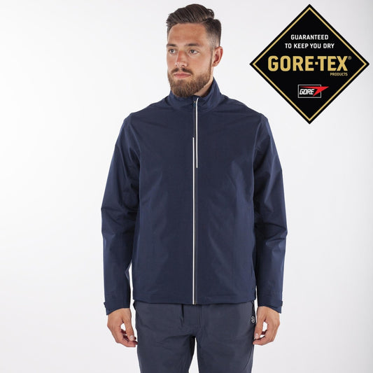 Galvin Green Arvin GoreTex Rain Jacket Men's (Navy White)
