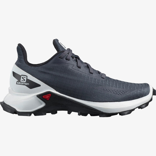 Salomon Alphacross Blast Junior Shoes (Indian Ink White Black)