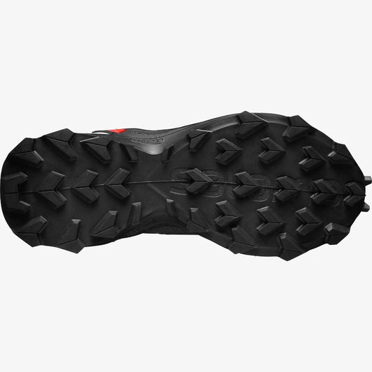 Salomon Alphacross Blast Junior Shoes (Indian Ink White Black)