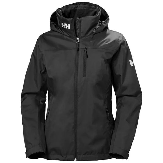 Helly Hansen Crew Hooded Midlayer Jacket Women's (Black 990)