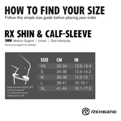 Rehband RX Shin-Calf Sleeve 5mm