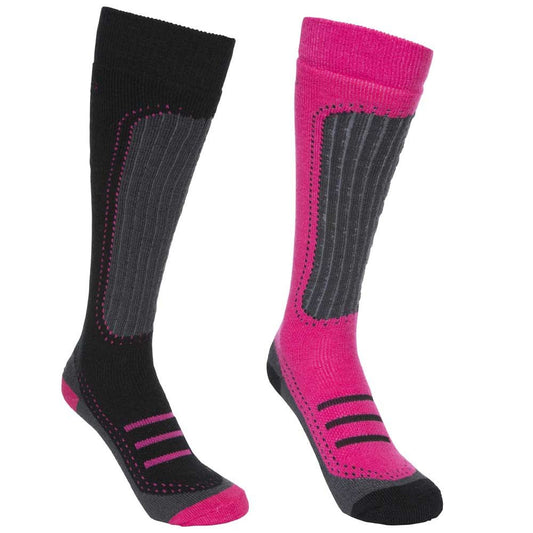 Trespass Janus II Ski Socks Ladies 2 Pack