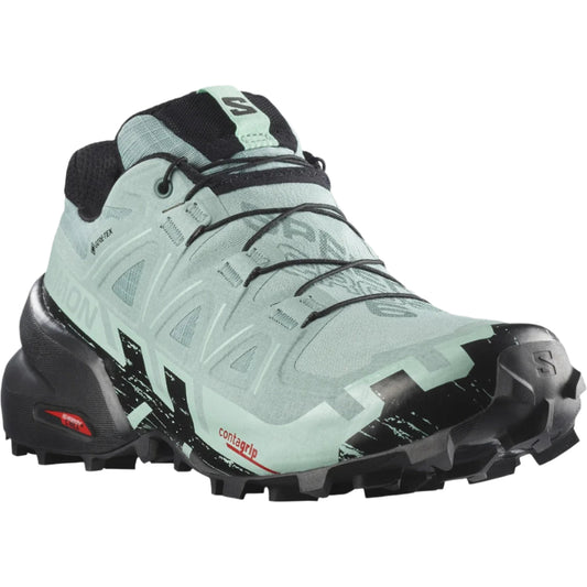 Salomon Speedcross 6 Gore-Tex Trail Shoes Women's (Aquifer Yucca)
