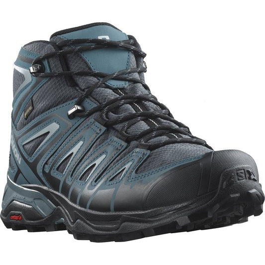 Salomon X Ultra Pioneer Mid GTX Trail Shoes Men's (Ebony Stargazer Quarry)