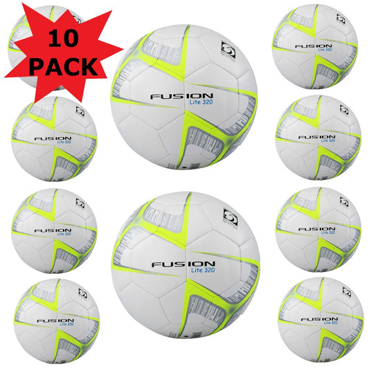 Precision Training Fusion Lite 320g Football x 10