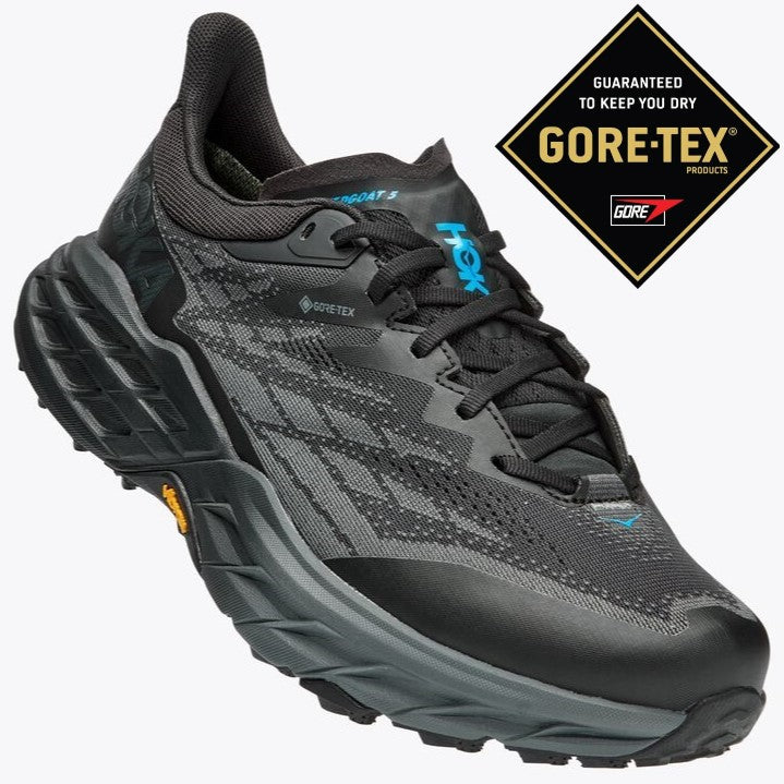 Hoka Speedgoat 5 GTX Trail Shoes Men's (Black) – Gleeson Sport Scene
