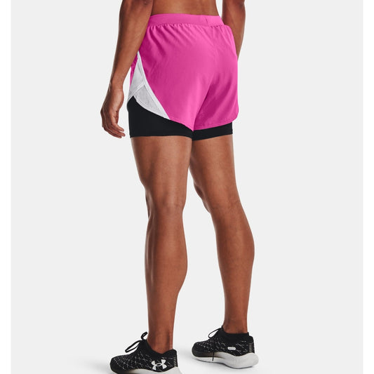 Under Armour Fly By 2.0 2 in 1 Shorts Women's (Rebel Pink White 652)