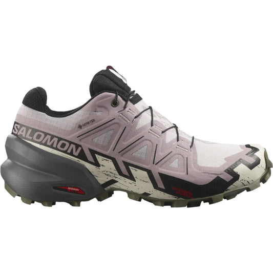 Salomon Speedcross 6 Gore Tex Trail Shoes Women's (Ashes of Roses Olive)