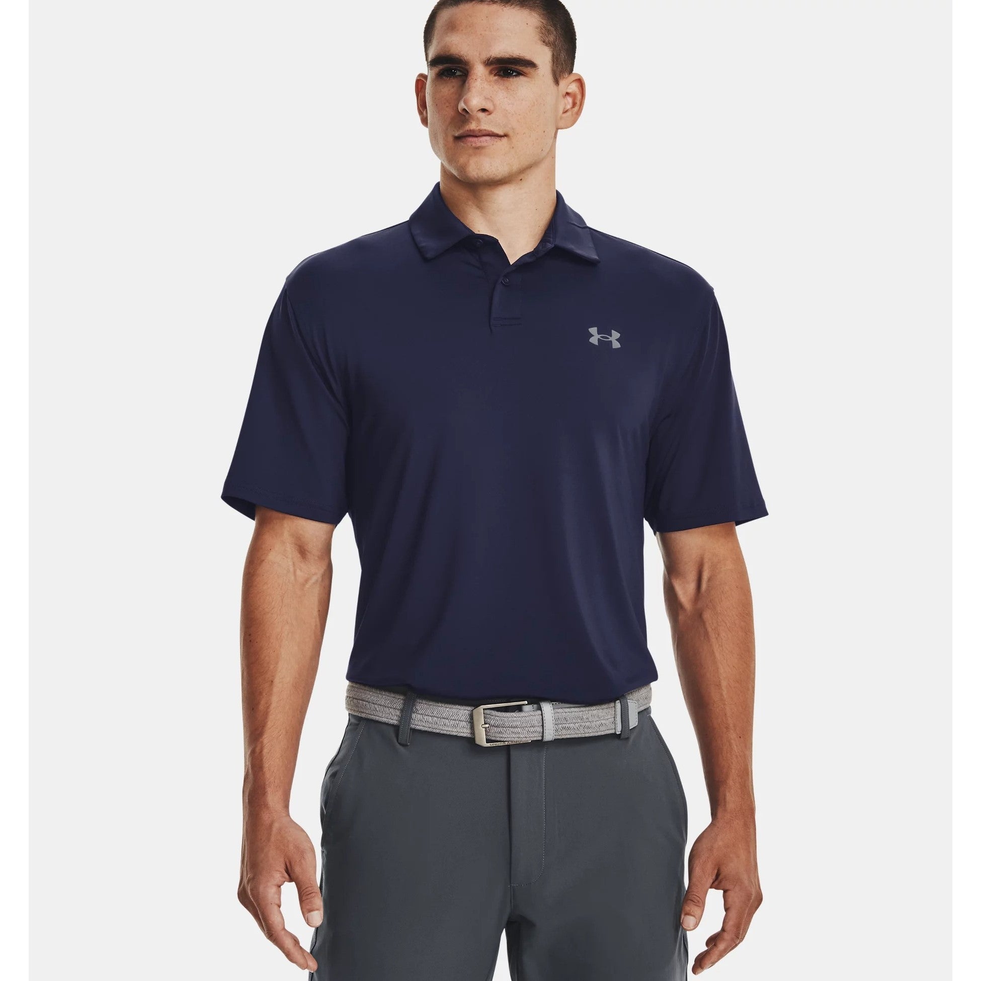 Men's navy outlet blue polo shirt