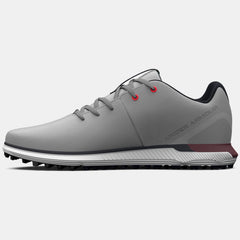Under Armour HOVR Fade 2 Spikeless Golf Shoes Men's Wide (Grey Black 100)