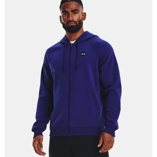 Under Armour Fleece Full Zip Hoody Men's (Sonar Blue White 468)