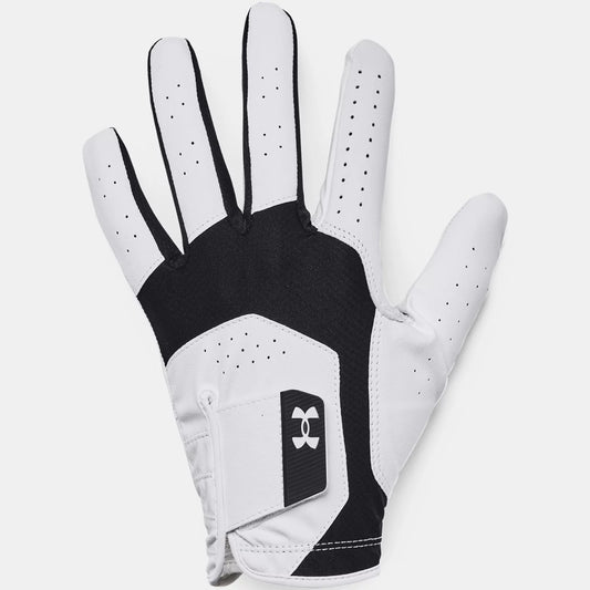 Under Armour Iso Chill Golf Glove Men's Right Hand (White Black 001)