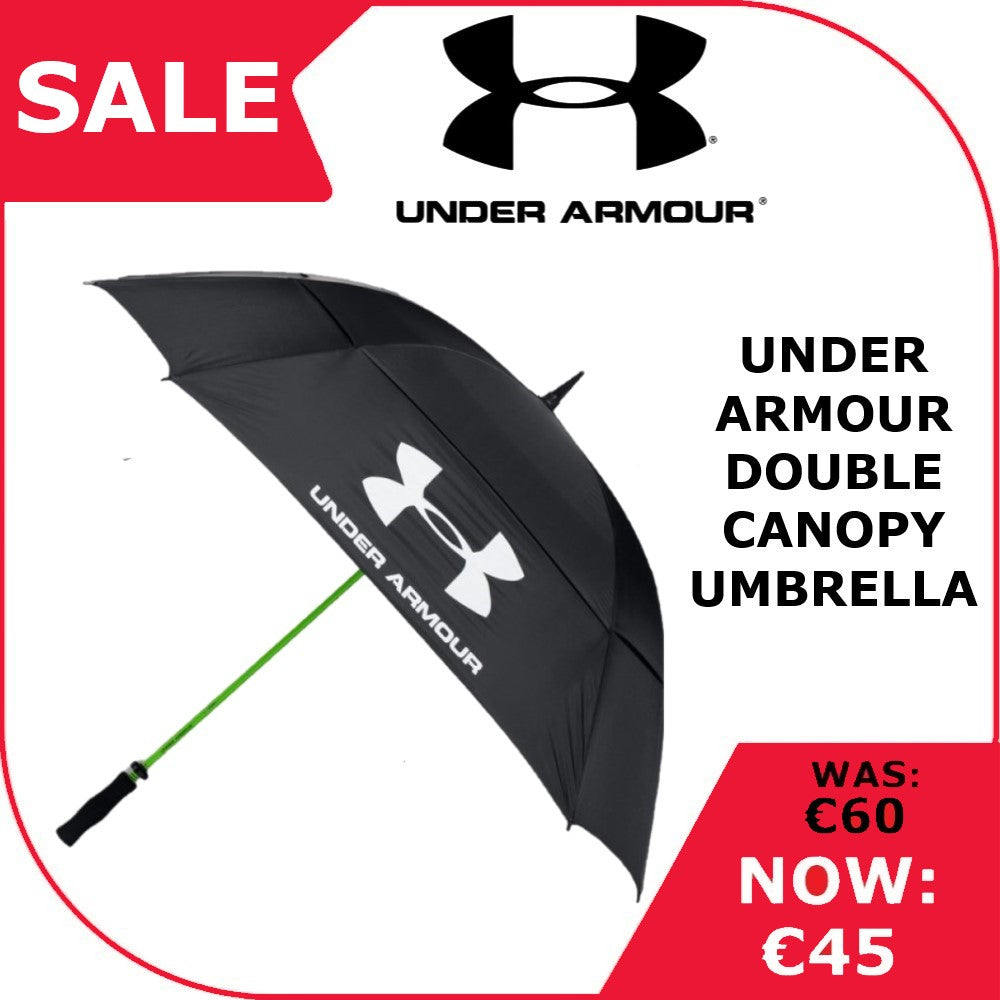 Under Armour Double Canopy Golf Umbrella