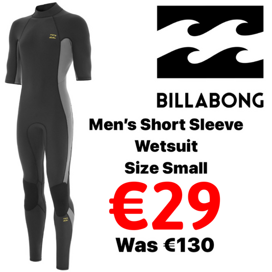 Billabong 2/2 mm Absolute Short Sleeve Wetsuit Men's