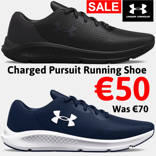Under Armour Charged Pursuit 3 Running Shoes Men's (Black 002)