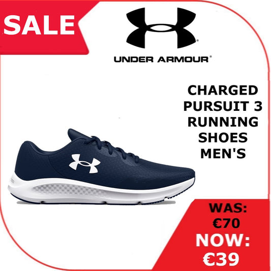 Under Armour Charged Pursuit 3 Running Shoes Men's (Navy 401)