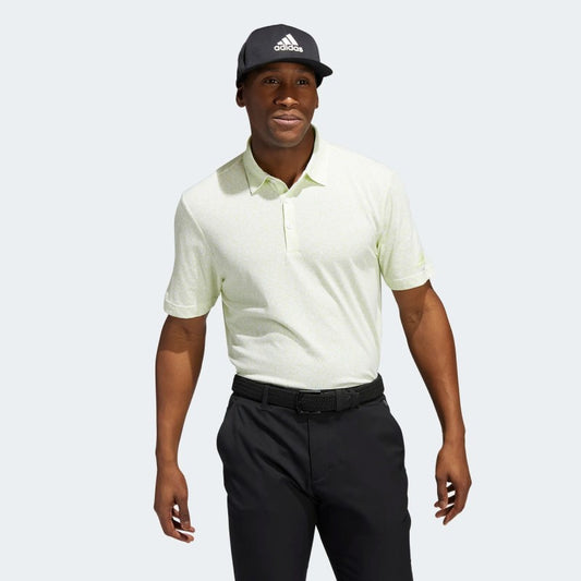 Adidas Abstract Golf Polo Shirt Men's (White Lime)