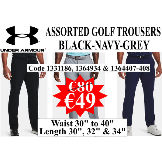 Under Armour Drive Golf Trousers Mens - Navy 408