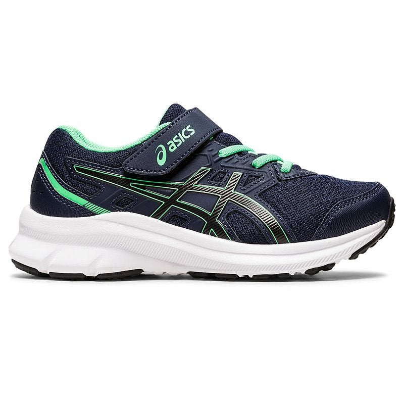 Asics Jolt 3 Ps Junior Running Shoe (Navy Green 404)