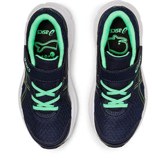 Asics Jolt 3 Ps Junior Running Shoe (Navy Green 404)