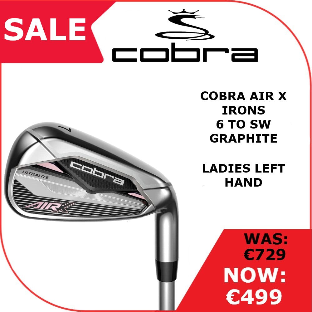 Cobra Air-X Irons 6 to SW Ladies Left Hand (Graphite)