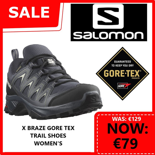 Salomon X Braze GTX Trail Shoes Women's (India Ink Desert Sage)
