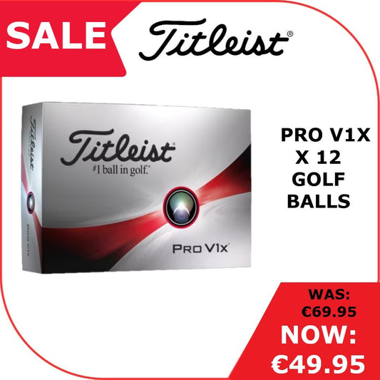 Titleist Pro V1x Golf Balls (2023) x 12